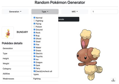 pokemon randomizer generator.